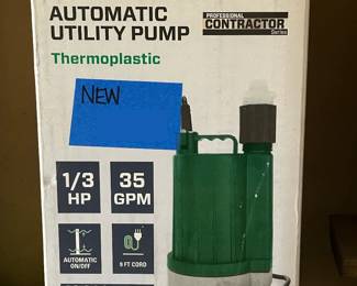 Zoeller Automatic Utility Pump - New in Box
