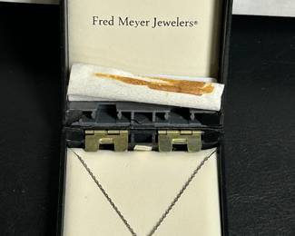 Sterling Silver Cross and Chain - Spot Priced