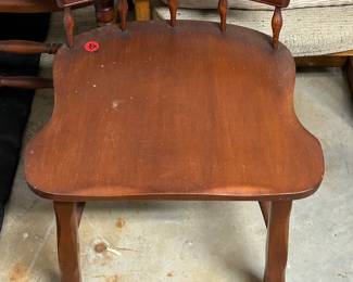Vintage Wooden Captain's Chair