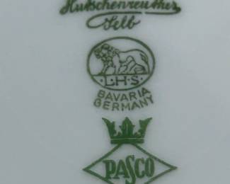 Vintage Hutschenreuther Selb Bavaria Porcelain Fruit Plates