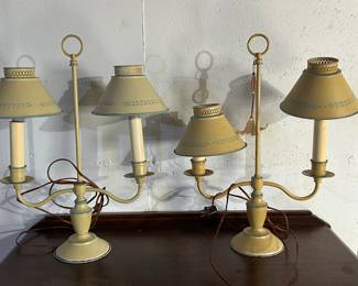 Vintage French Country-Style Table Lamps