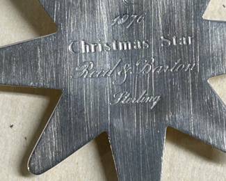 Sterling Silver Reed and Barton Ornament - Spot Priced