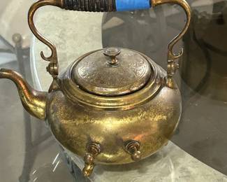 Antique Brass Teapot