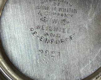 Great Selection of Serving Pieces in Sterling, Sterling Weighted and SIlverplate