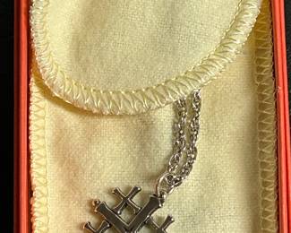 Sterling Silver Pendant and Chain - Spot Priced