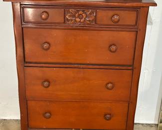 Antique Chest of Drawers w/ Glove Top Drawers