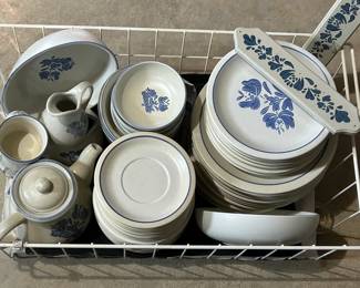 Pfaltzgraff Yorktowne Stoneware Dishes - 85 Pieces