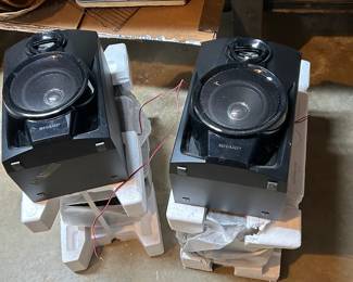 Sharp Stereo Speakers
