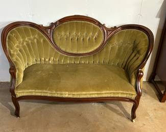 Antique 19th Century Victorian Settee/Loveseat