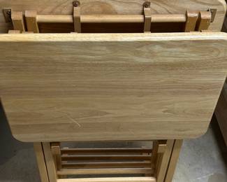 Set of Four Folding Tray Tables