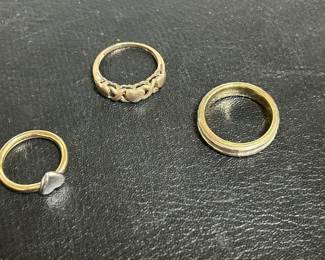 14K Gold and 18K Gold Solid Bands - Spot Priced