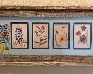 S/N TEXAS FLOWERS ART PRINT