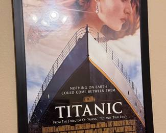 FRAME TITANIC MOVIE POSTER