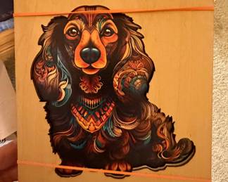 WOODEN DACHSHUND PUZZLE