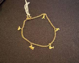 18K GOLD ANIMAL BRACELET