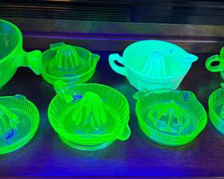 URANIUM BATTER BOWL AND JUICERS