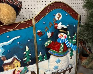 holiday fireplace grill