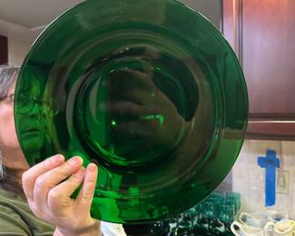 Libby Green Plates