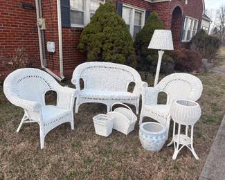 Wicker Patio Furniture, sold separately