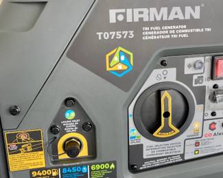 Tri-fuel Firman Generator (New)