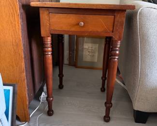 Antique end table