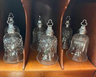 Waterford crystal Twelve Days of Christmas bells. *Full set available