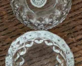 Vintage salt cellars