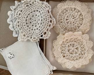 Antique doilies