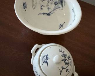 Vintage French transferware 