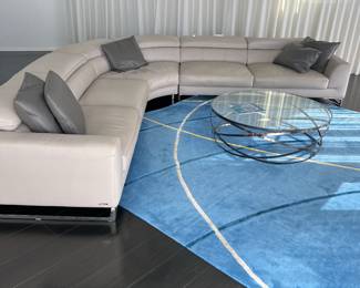 This sofa need to remain in place until the house is sold - but we can presell it,  Roche Bobois Scenario /Scenario 2 Soave Leather 