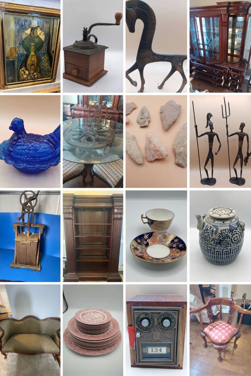 Blue Minimalist Mood Photo Collage