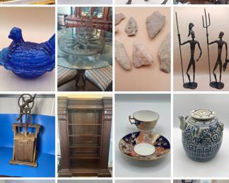 Blue Minimalist Mood Photo Collage