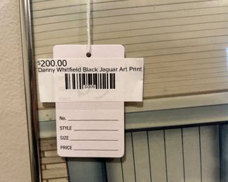 Danny Whitfield Black Jaguar Art Print 