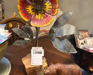 Curtis Jere Enamel Flower 