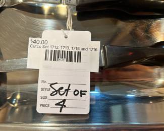 Cutco Set 1712, 1713, 1715 and 1716