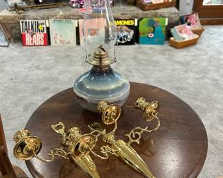 Candle Sconce, Antique Lamp