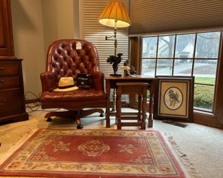 Northern Hickory Furniture Company Leather Chair