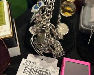 (BL) Sterling Charm Bracelet 
