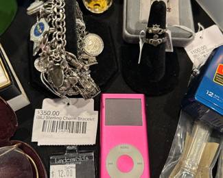 (BL) Sterling Charm Bracelet, Ipod