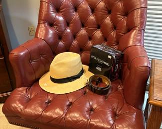 Northern Hickory Furniture Company Leather Chair