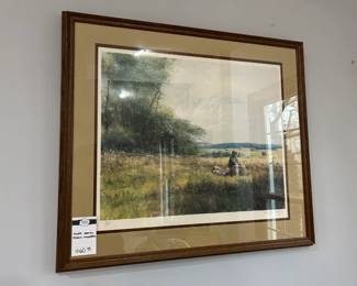 Signed Adolph Sehring Lithograph 