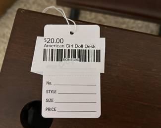 American Girl Doll Desk 