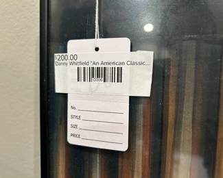 Danny Whitfield " An American Classic Framed Pint 