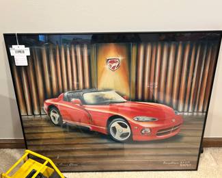 Danny Whitfield " An American Classic Framed Pint 