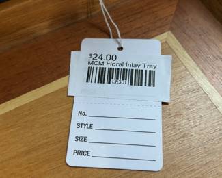 MCM Floral Inlay Tray