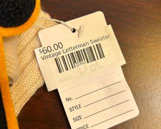 Vintage Letterman Sweater 