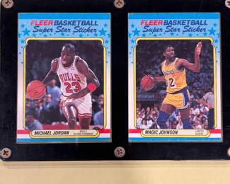 MJ and Magic. Not gonna lie, the MJ card is what makes this item worth buying but... getting them both together is pretty sweet.  And Magic was pretty good too.