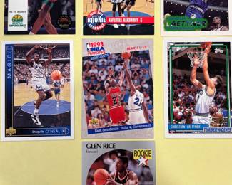 We have a large number of loose cards. Hopefully priced right. We also have a few sets that are boxed and sold as sets. Don't be dork and take cards out of the set boxes. That's not nice.