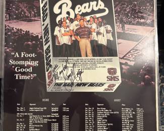 SMSU Men’s Bears Basketball Coach Barry Henson autographed poster