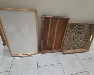 wooden trays